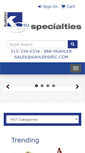 Mobile Screenshot of kahlerspec.com